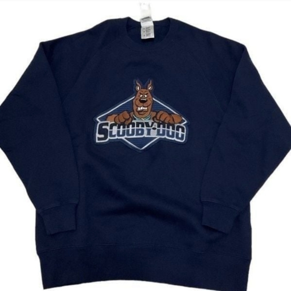 Vintage Cartoon Network Scooby-doo Embriodered Sweatshirt Size M NWT